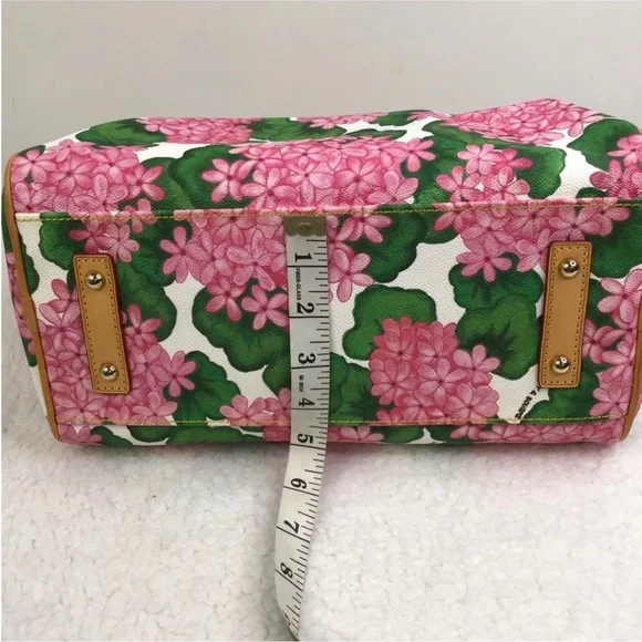 Dooney & Bourke Geraniums Satchel Bag EUC - Picture 15 of 15